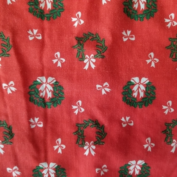 CHRISTMAS Wreath Resversible Set of Four Vintage Placemats - Picture 5 of 10